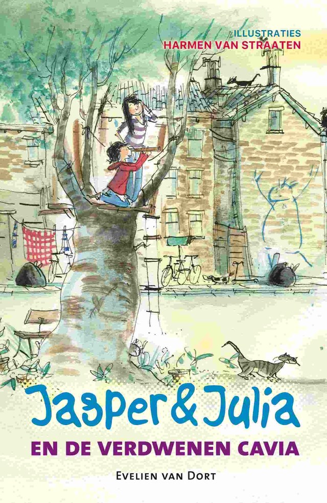 Book cover for Jasper en Julia en de verdwenen cavia