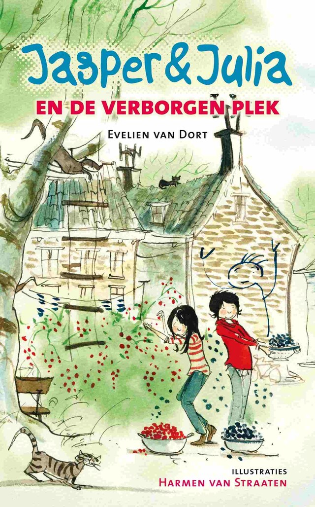 Copertina del libro per Jasper en Julia en de verborgen plek