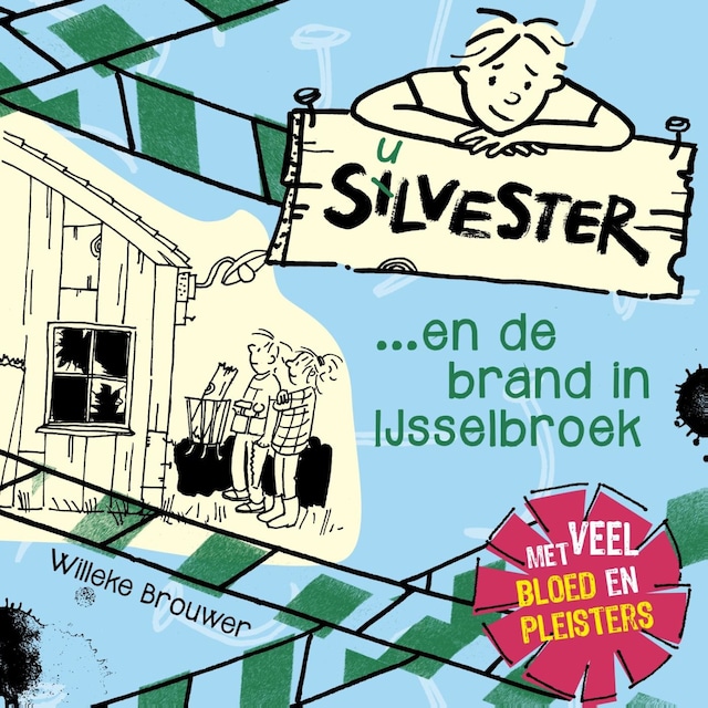 Book cover for Silvester en de brand in IJsselbroek
