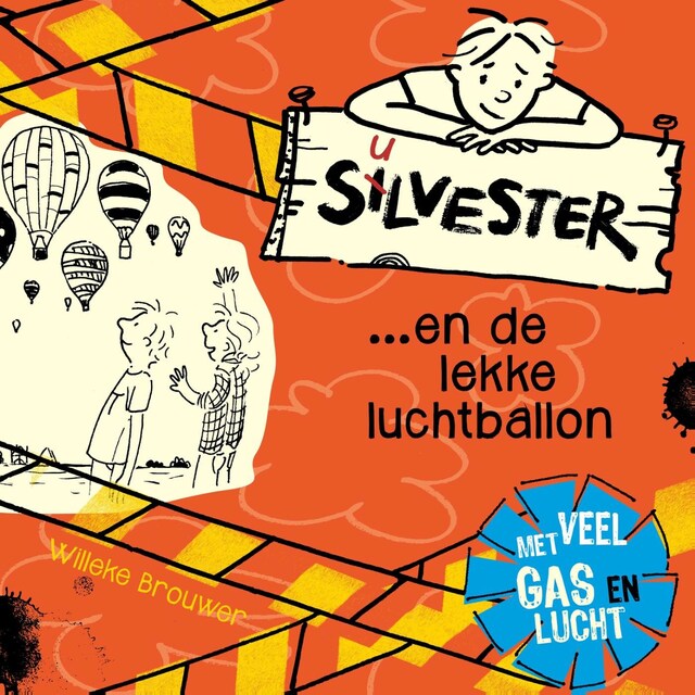 Book cover for Silvester en de lekke luchtballon