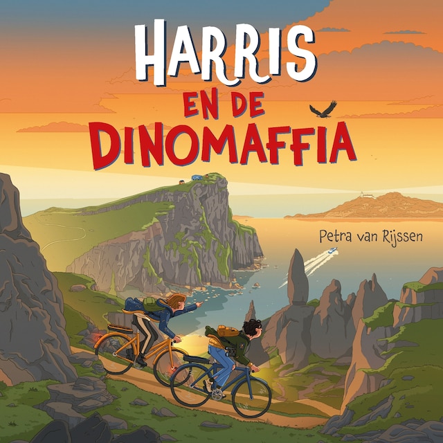 Buchcover für Harris en de dinomaffia