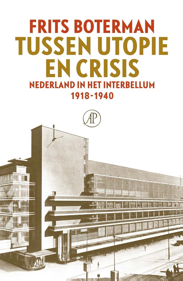 Copertina del libro per Tussen utopie en crisis