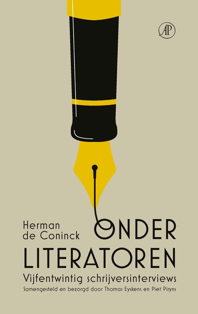 Boekomslag van Onder literatoren