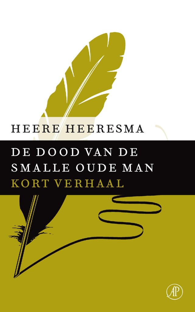 Book cover for De dood van de smalle oude man