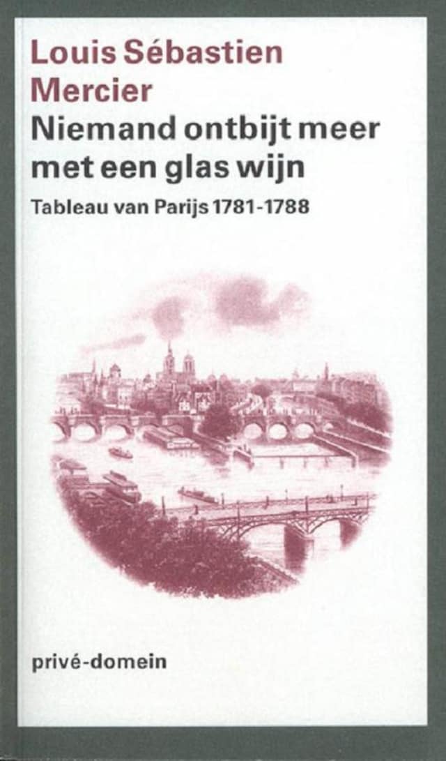 Book cover for Niemand ontbijt meer met een glas wijn