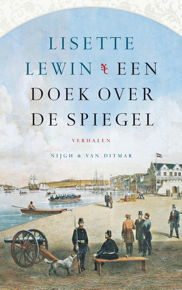 Book cover for Een doek over de spiegel