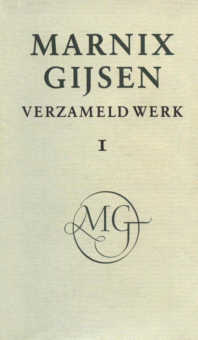 Book cover for Verzameld werk deel I