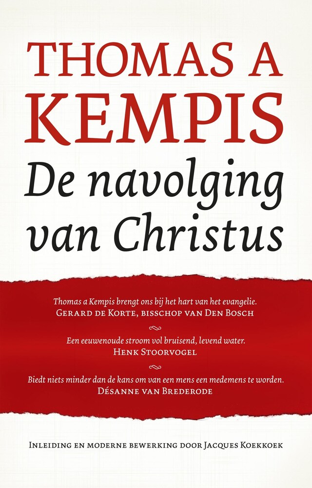 Copertina del libro per De navolging van Christus