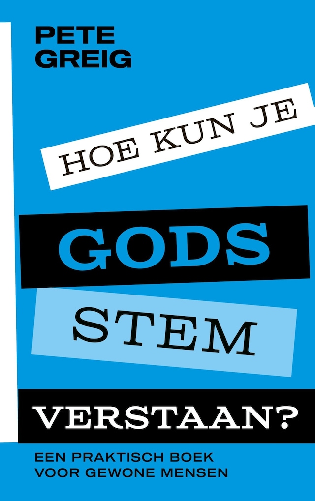 Couverture de livre pour Hoe kun je Gods stem verstaan?