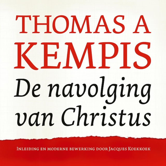 Book cover for De navolging van Christus