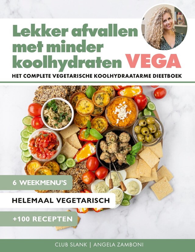 Book cover for Lekker afvallen met minder koolhydraten - Vega