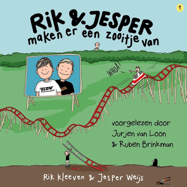 Book cover for Rik en Jesper maken er een zooitje van