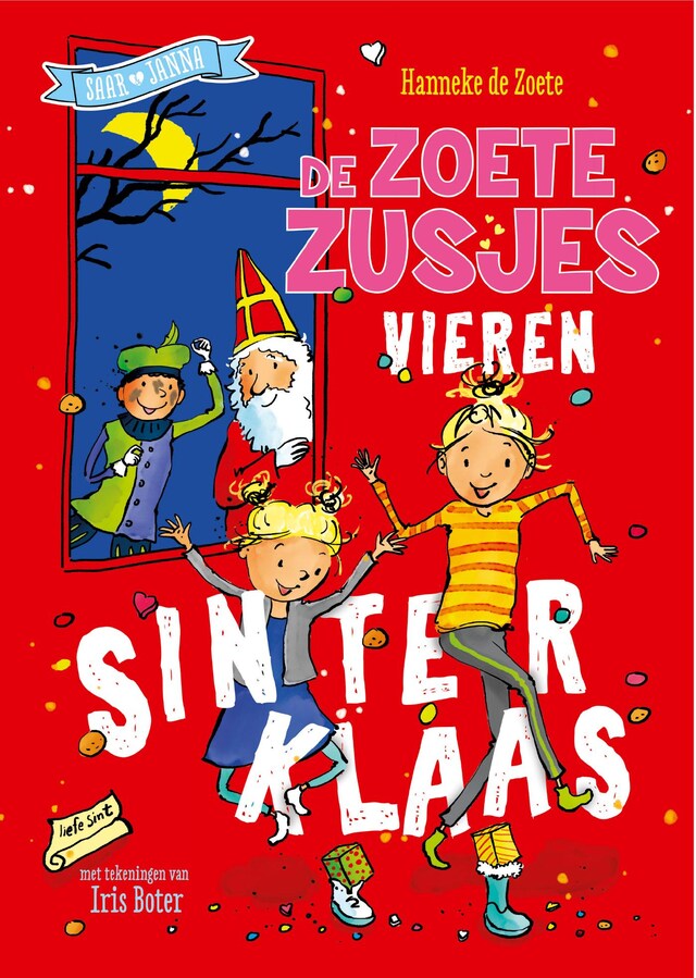 Bogomslag for De Zoete Zusjes vieren Sinterklaas & Kerst omkeerboek