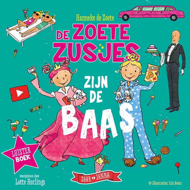 Couverture de livre pour De Zoete Zusjes zijn de baas