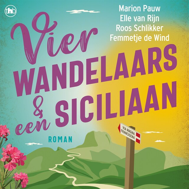 Book cover for Vier wandelaars en een Siciliaan