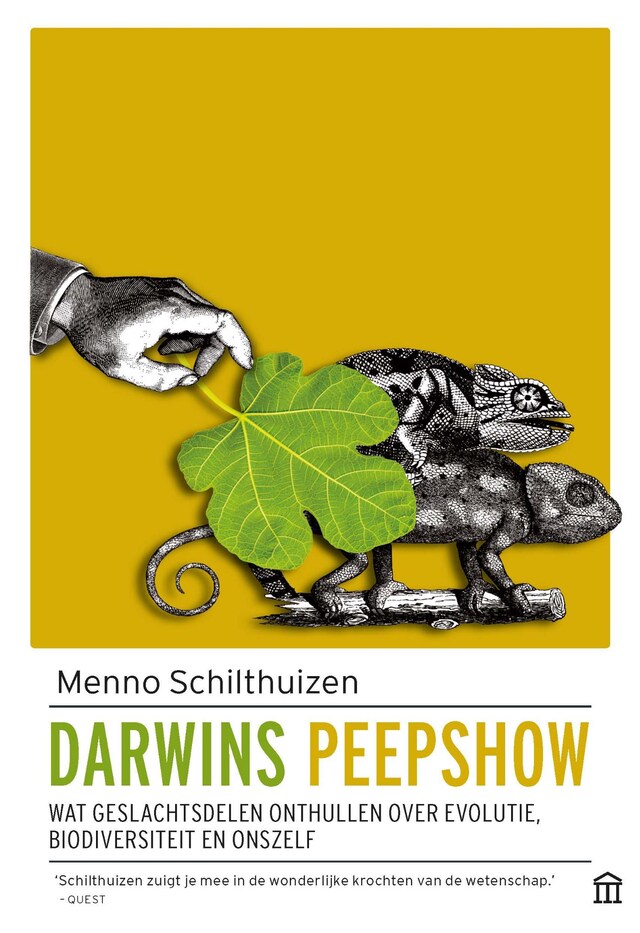 Kirjankansi teokselle Darwins peepshow