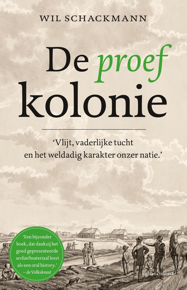 Book cover for De proefkolonie