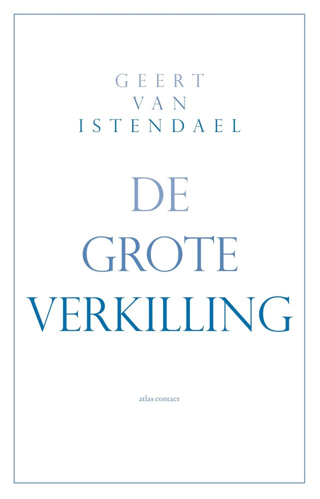 Book cover for De grote verkilling