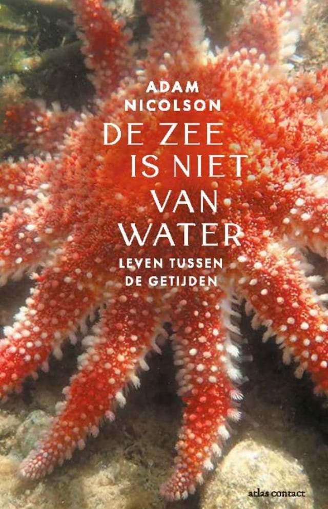 Book cover for De zee is niet van water
