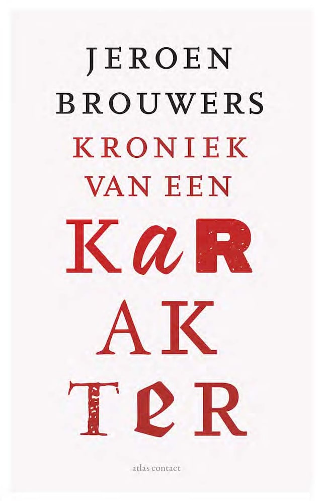 Book cover for Kroniek van een karakter