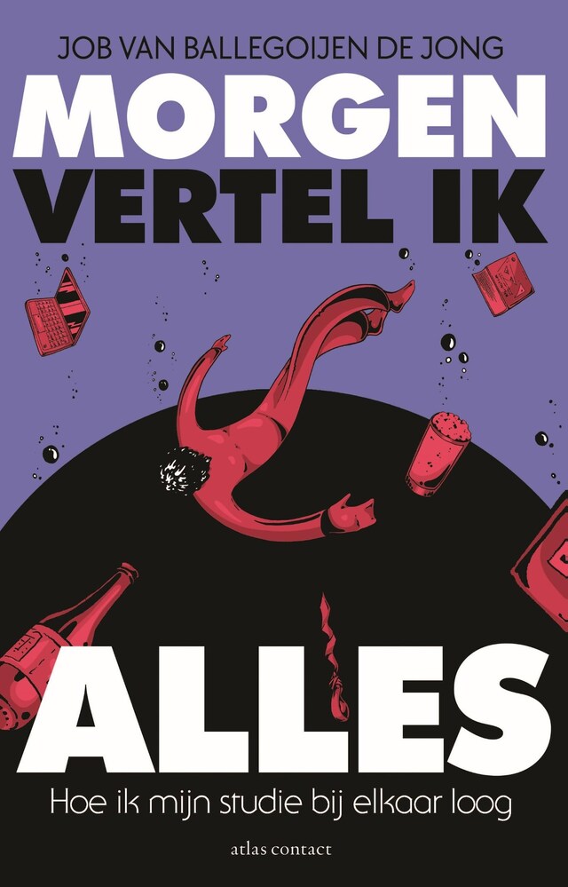 Buchcover für Morgen vertel ik alles