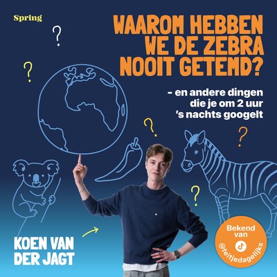 Waarom hebben we de zebra nooit getemd? - luisterboek