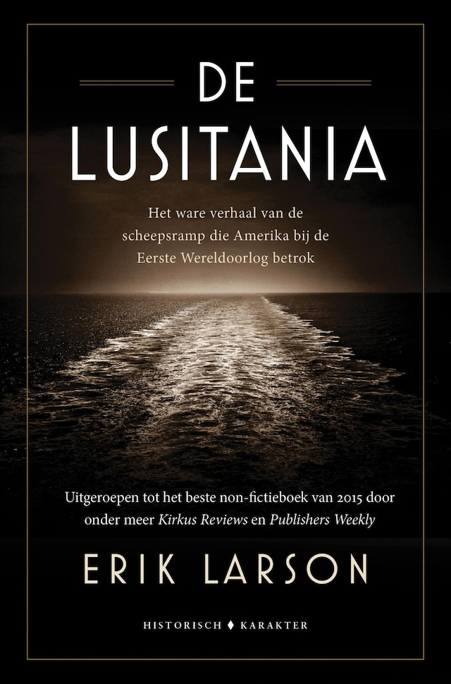 Book cover for De Lusitania