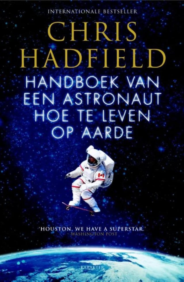 Portada de libro para Handboek van een astronaut hoe te leven op aarde