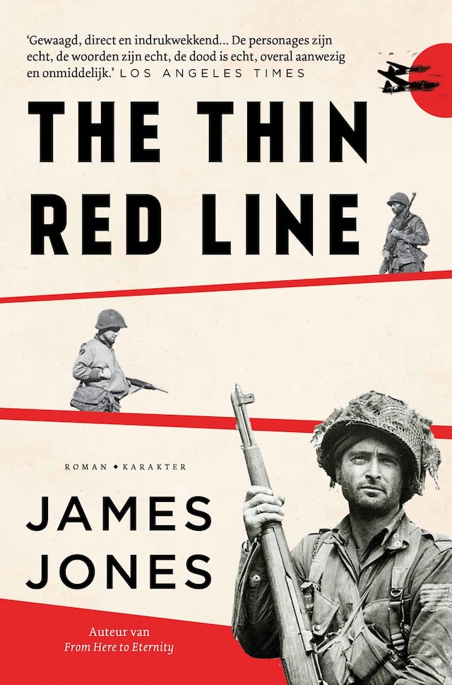 Book cover for The thin red line