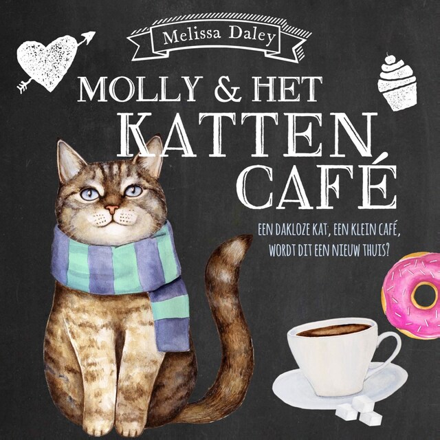 Buchcover für Molly en het kattencafe