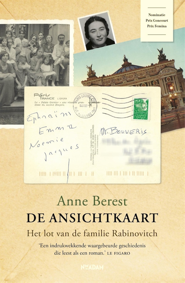 Book cover for De ansichtkaart