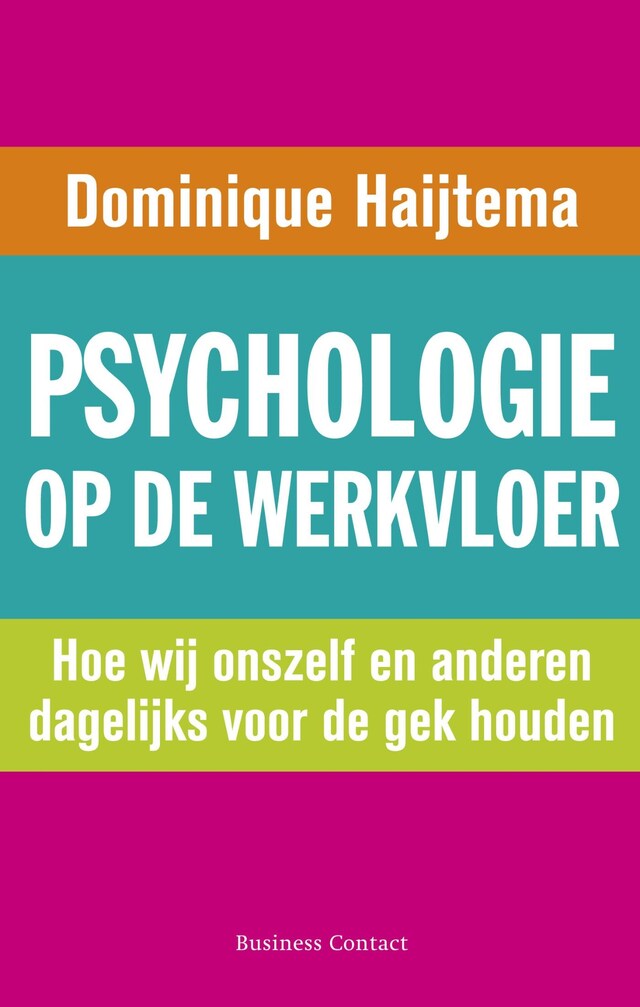 Book cover for Psychologie op de werkvloer