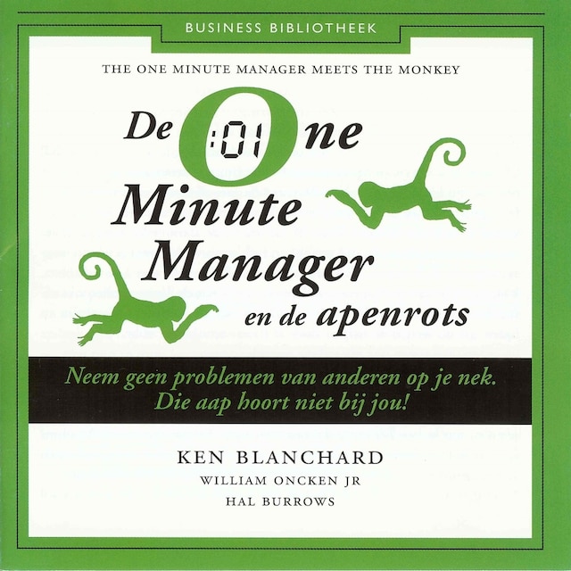 Buchcover für De one minute manager en de apenrots