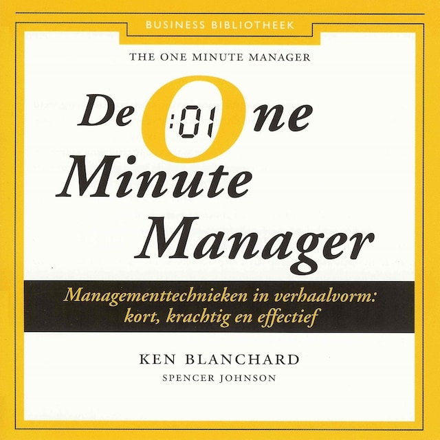 Okładka książki dla De one minute manager
