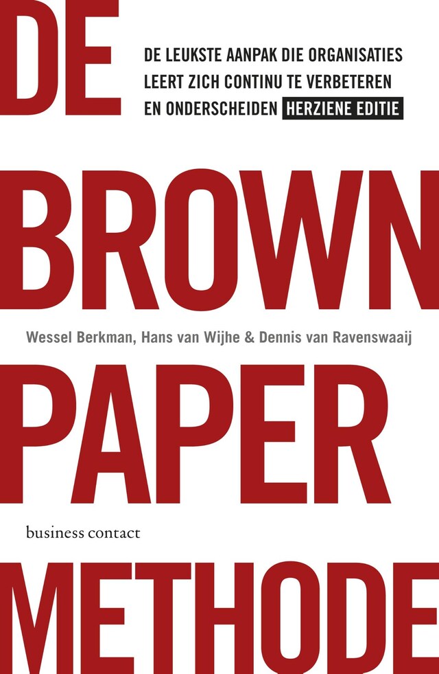 Boekomslag van De brown paper methode