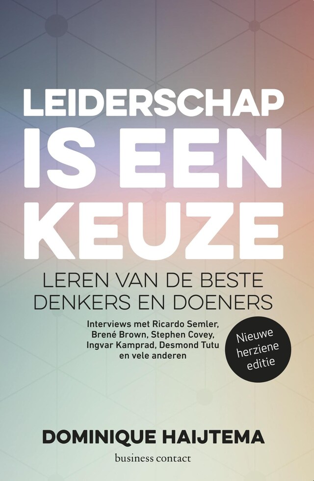 Bokomslag for Leiderschap is een keuze