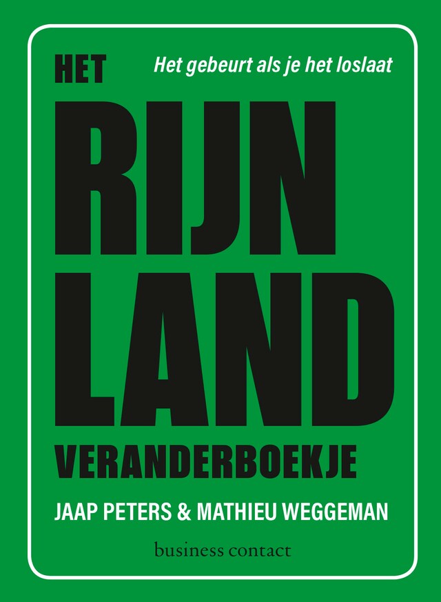 Book cover for Het Rijnland veranderboekje
