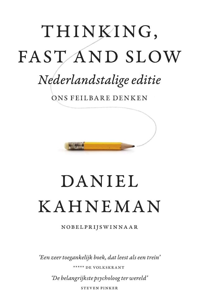 Book cover for Thinking, fast and slow
