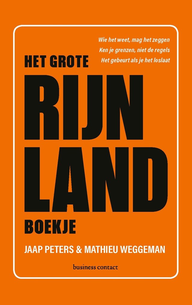 Book cover for Het Grote Rijnlandboekje