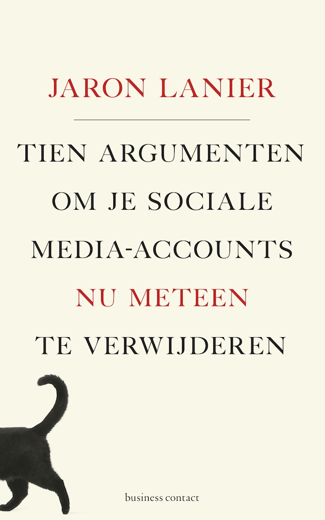 Book cover for Tien argumenten om je sociale media-accounts nu meteen te verwijderen