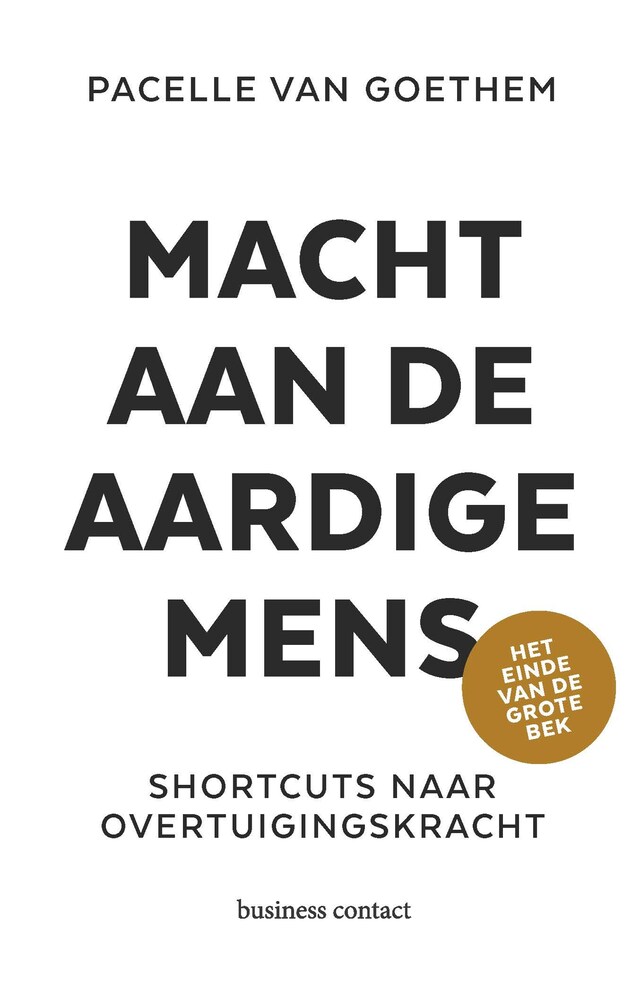 Boekomslag van Macht aan de aardige mens