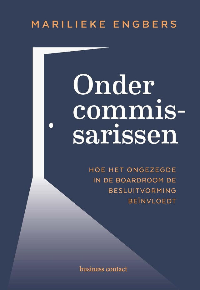 Boekomslag van Onder commissarissen
