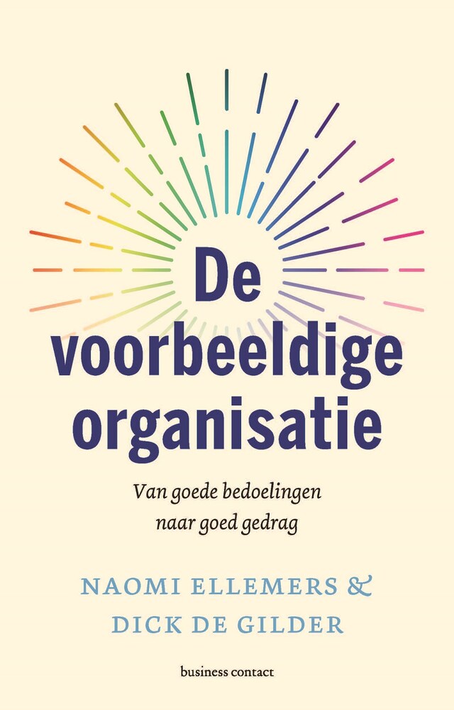 Kirjankansi teokselle De voorbeeldige organisatie