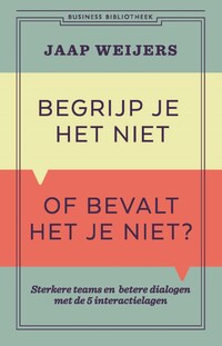 Begrijp je het niet of bevalt het je niet?