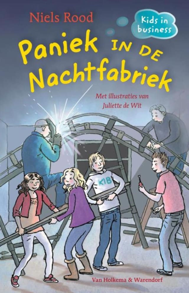 Buchcover für Paniek in de Nachtfabriek