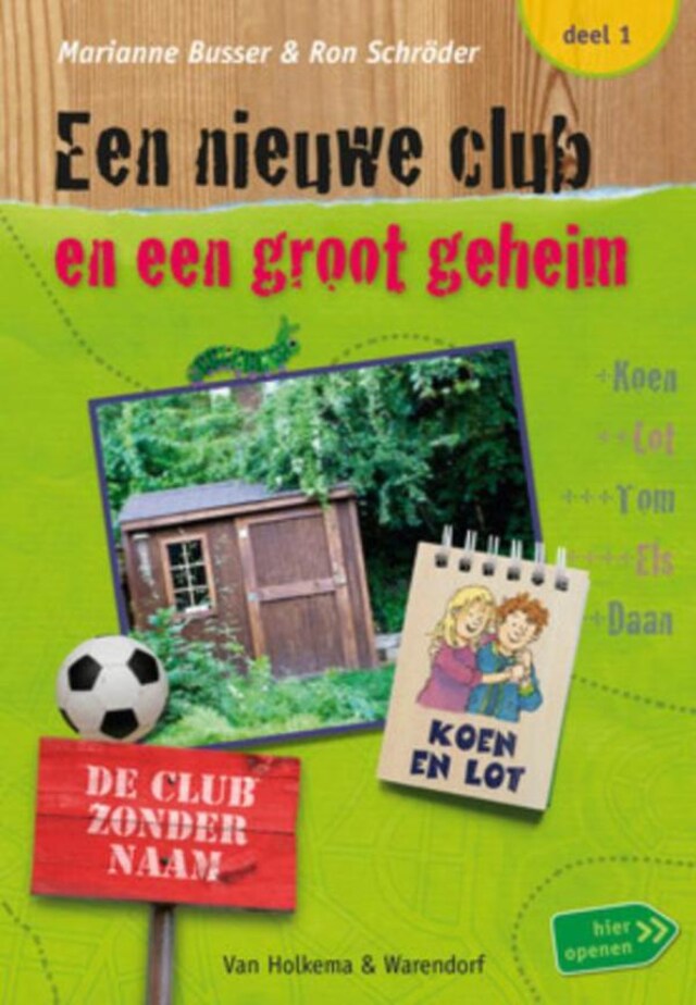 Buchcover für Een nieuwe club en een groot geheim