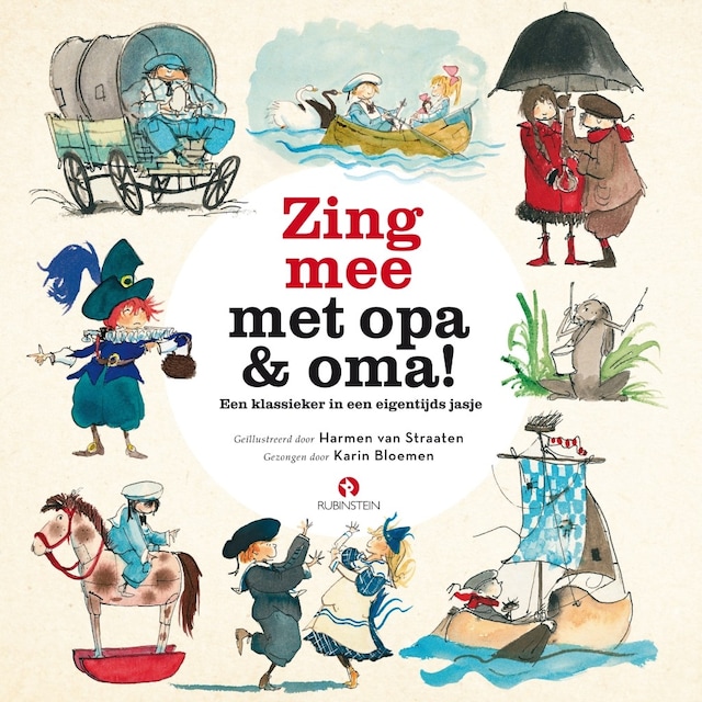 Book cover for Zing mee met opa en oma