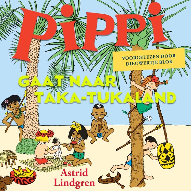 Buchcover für Pippi gaat naar Taka Tuka land