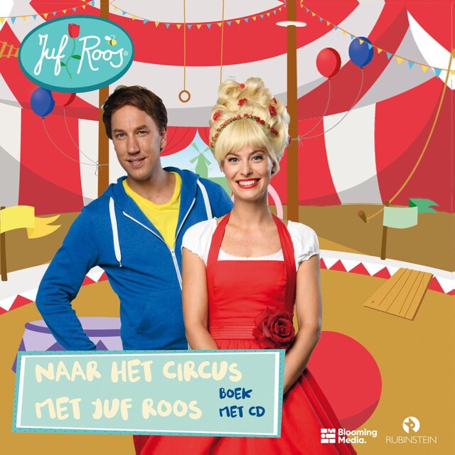 Book cover for Naar het circus met Juf Roos