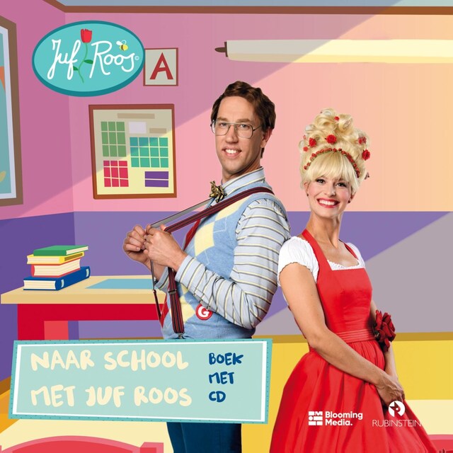 Buchcover für Naar school met Juf Roos